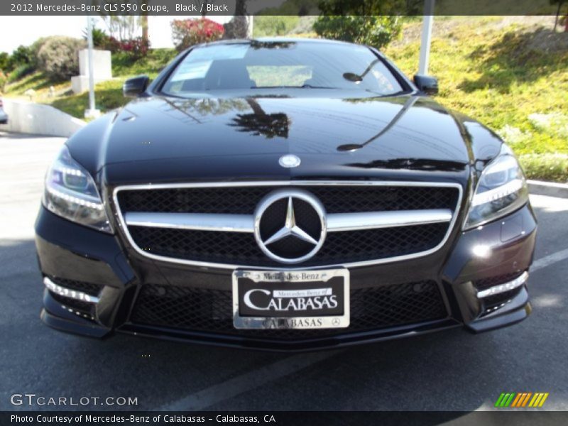 Black / Black 2012 Mercedes-Benz CLS 550 Coupe