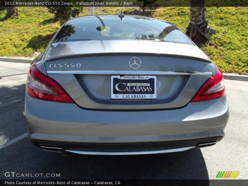 Palladium Silver Metallic / Black 2012 Mercedes-Benz CLS 550 Coupe
