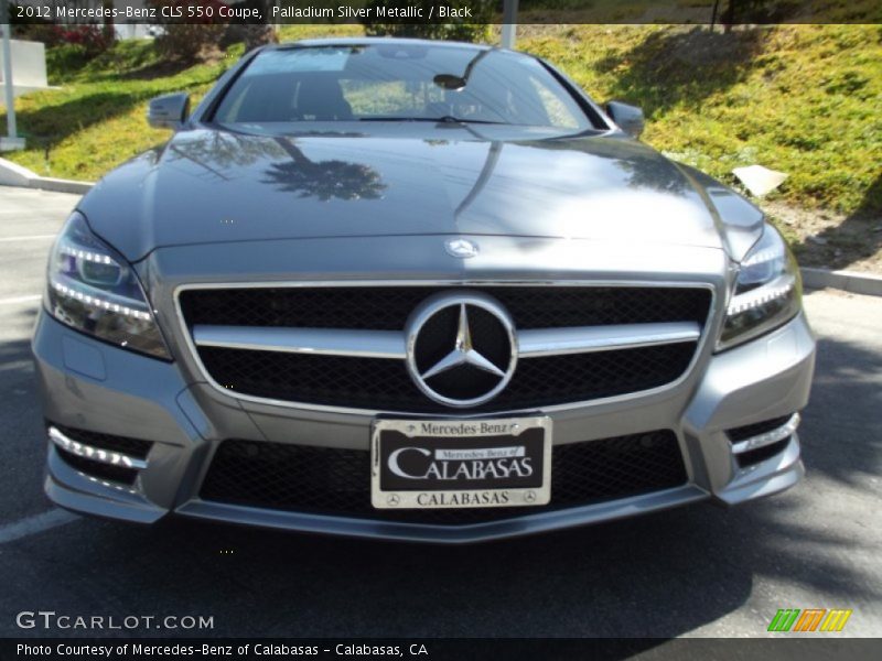 Palladium Silver Metallic / Black 2012 Mercedes-Benz CLS 550 Coupe