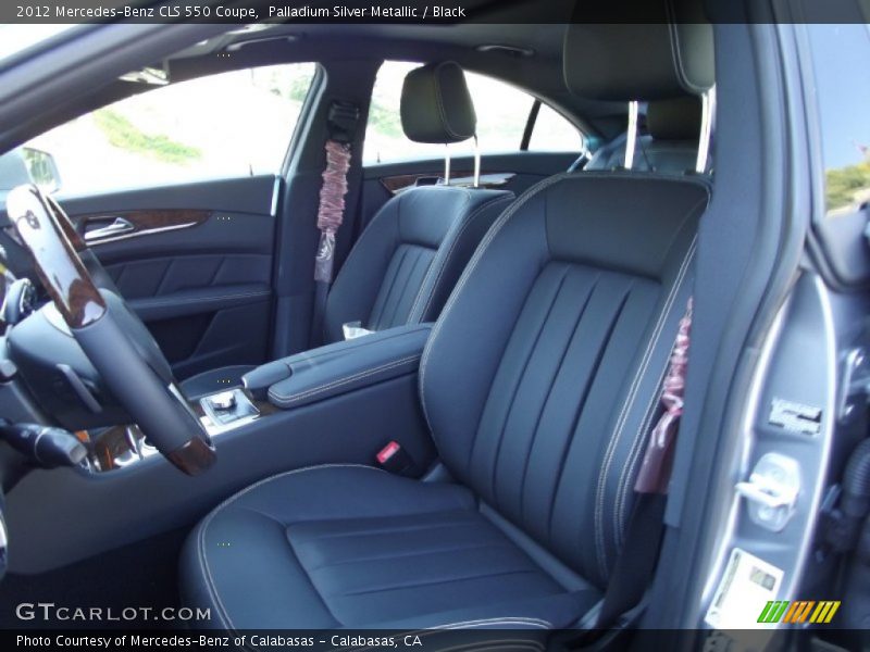 Palladium Silver Metallic / Black 2012 Mercedes-Benz CLS 550 Coupe