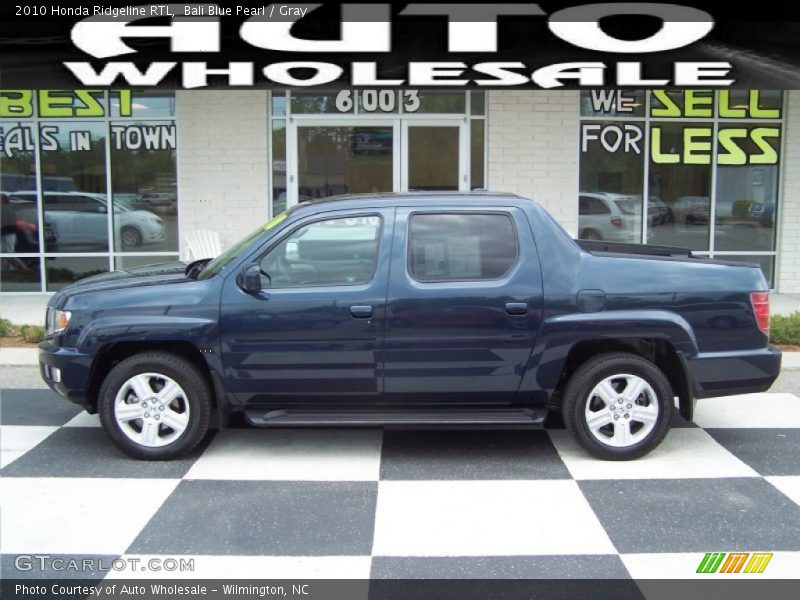 Bali Blue Pearl / Gray 2010 Honda Ridgeline RTL