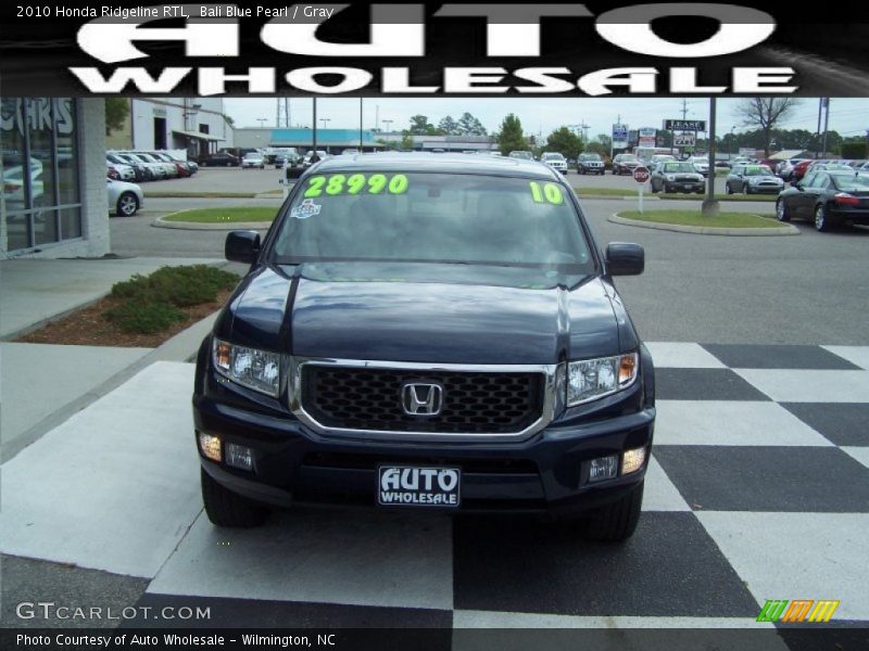 Bali Blue Pearl / Gray 2010 Honda Ridgeline RTL
