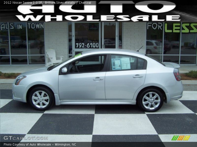 Brilliant Silver Metallic / Charcoal 2012 Nissan Sentra 2.0 SR