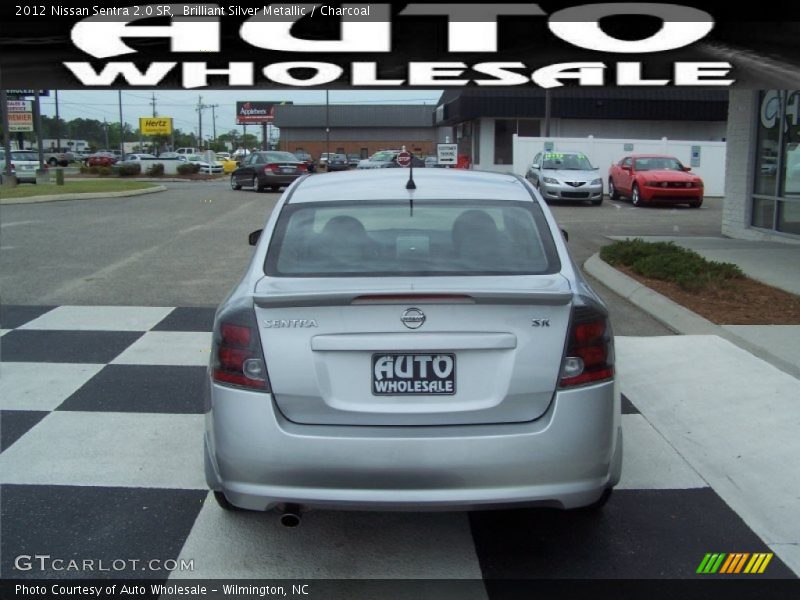 Brilliant Silver Metallic / Charcoal 2012 Nissan Sentra 2.0 SR