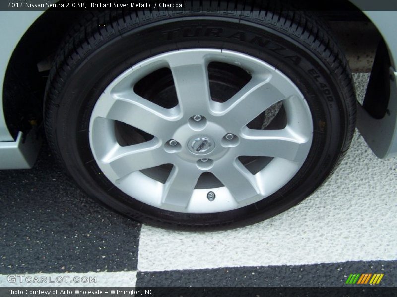 Brilliant Silver Metallic / Charcoal 2012 Nissan Sentra 2.0 SR