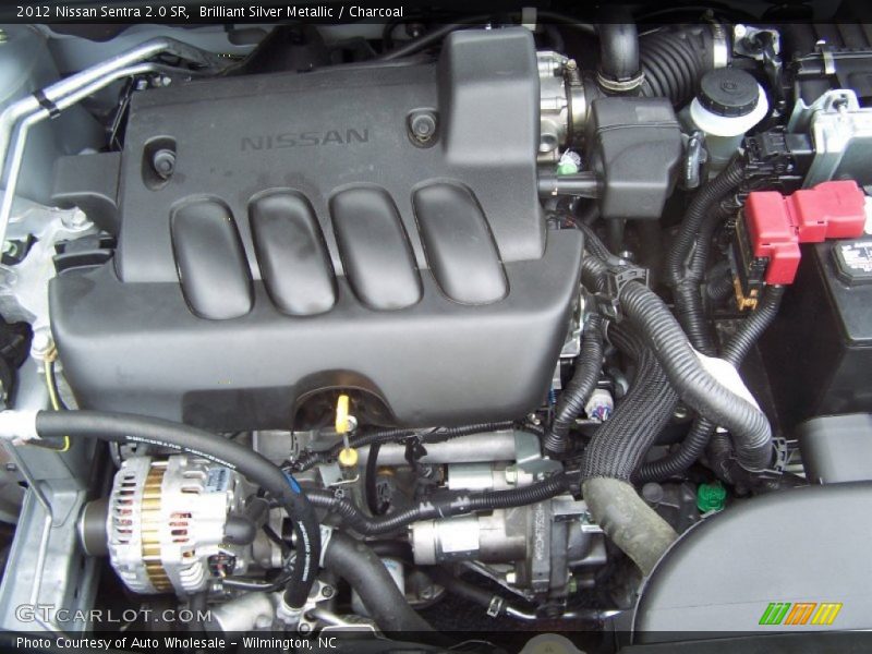 Brilliant Silver Metallic / Charcoal 2012 Nissan Sentra 2.0 SR