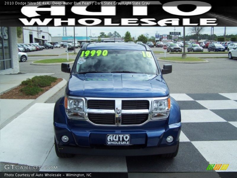 Deep Water Blue Pearl / Dark Slate Gray/Light Slate Gray 2010 Dodge Nitro SE 4x4