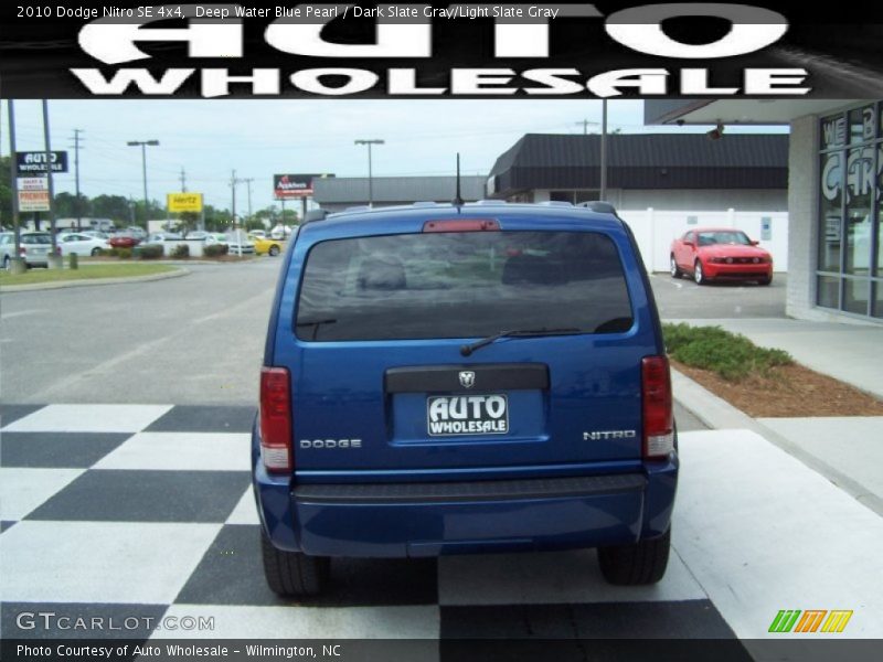 Deep Water Blue Pearl / Dark Slate Gray/Light Slate Gray 2010 Dodge Nitro SE 4x4