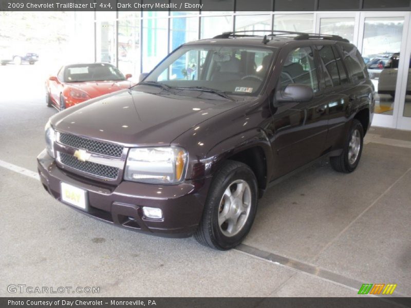 Dark Cherry Metallic / Ebony 2009 Chevrolet TrailBlazer LT 4x4