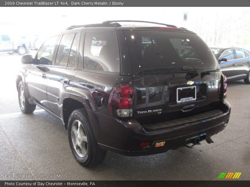 Dark Cherry Metallic / Ebony 2009 Chevrolet TrailBlazer LT 4x4