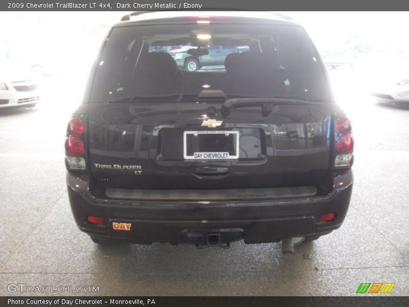 Dark Cherry Metallic / Ebony 2009 Chevrolet TrailBlazer LT 4x4