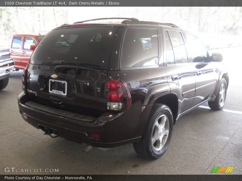 Dark Cherry Metallic / Ebony 2009 Chevrolet TrailBlazer LT 4x4