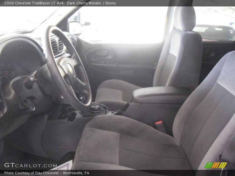Dark Cherry Metallic / Ebony 2009 Chevrolet TrailBlazer LT 4x4