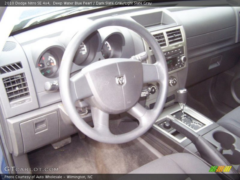 Deep Water Blue Pearl / Dark Slate Gray/Light Slate Gray 2010 Dodge Nitro SE 4x4