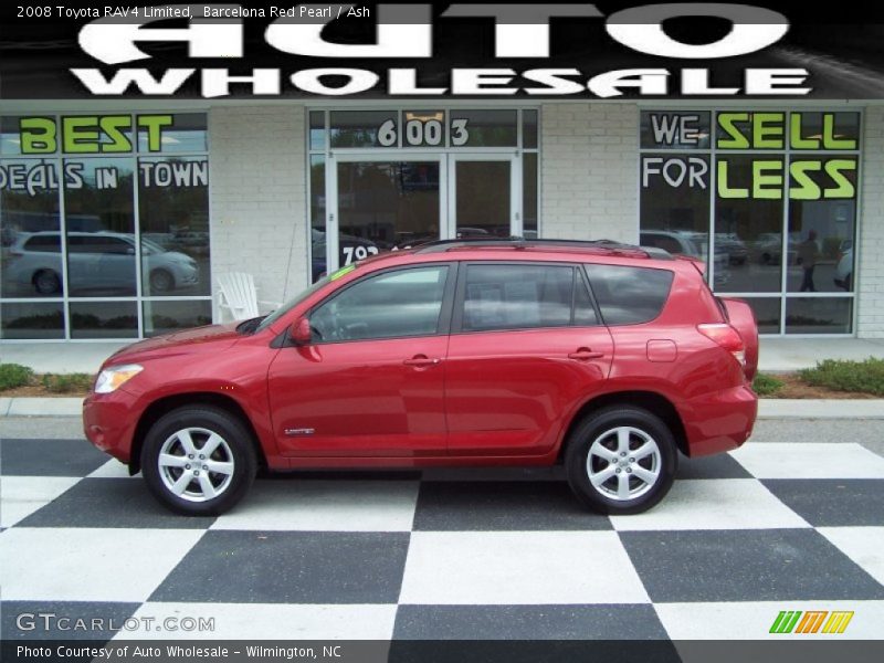 Barcelona Red Pearl / Ash 2008 Toyota RAV4 Limited
