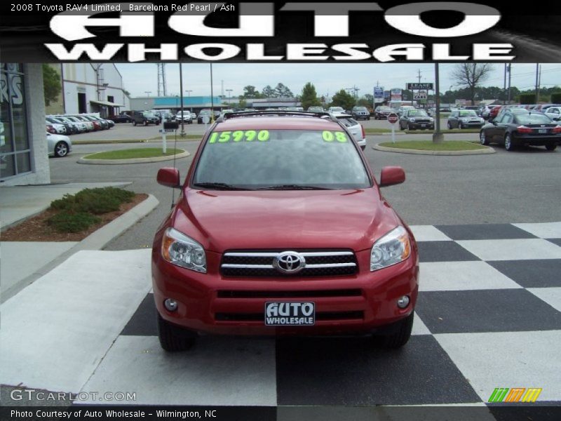 Barcelona Red Pearl / Ash 2008 Toyota RAV4 Limited