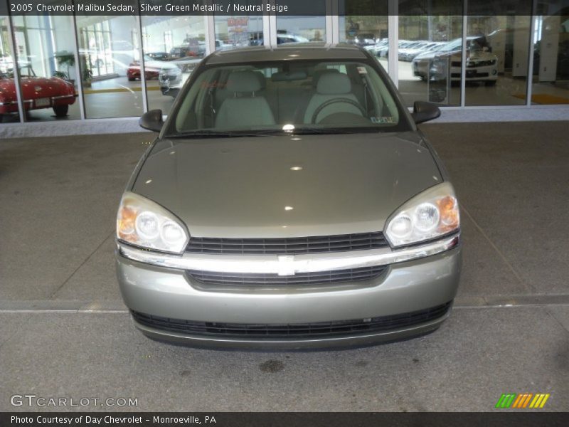 Silver Green Metallic / Neutral Beige 2005 Chevrolet Malibu Sedan