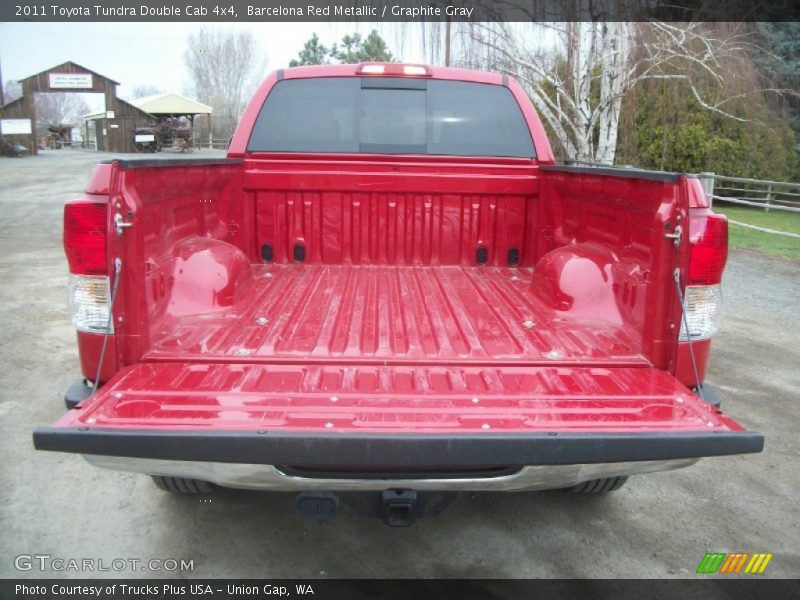 Barcelona Red Metallic / Graphite Gray 2011 Toyota Tundra Double Cab 4x4