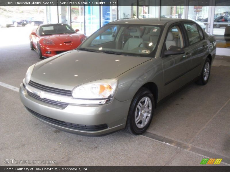 Silver Green Metallic / Neutral Beige 2005 Chevrolet Malibu Sedan