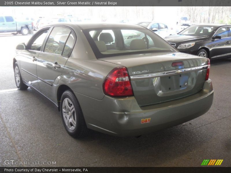 Silver Green Metallic / Neutral Beige 2005 Chevrolet Malibu Sedan
