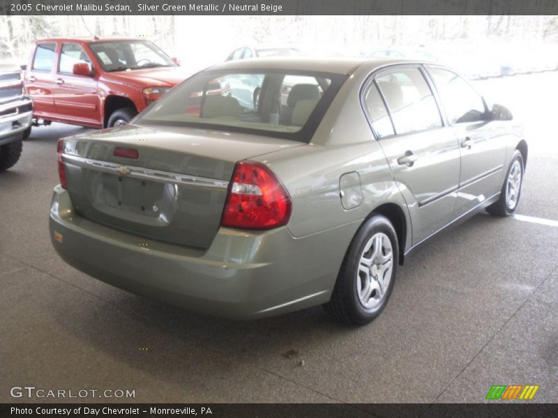 Silver Green Metallic / Neutral Beige 2005 Chevrolet Malibu Sedan
