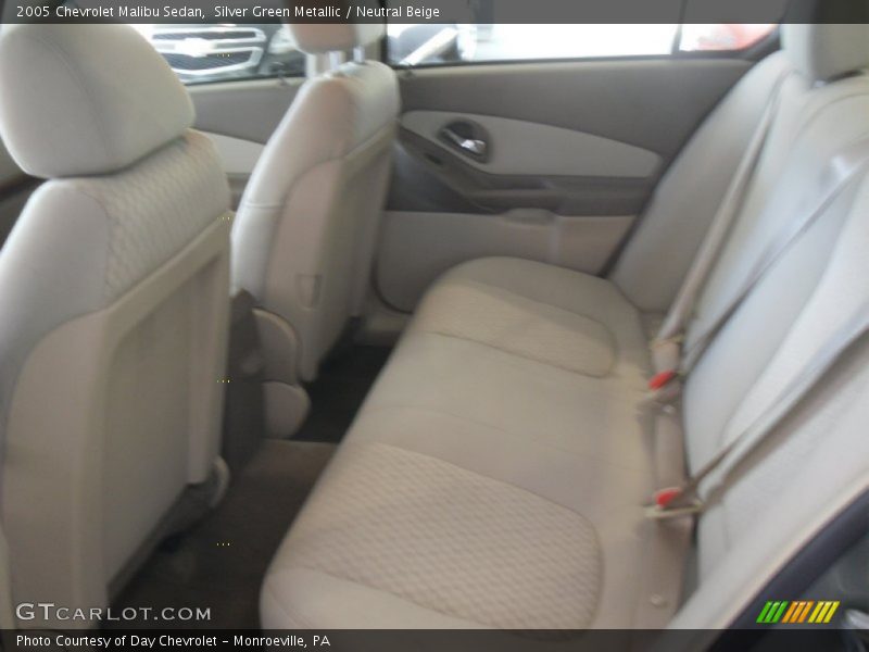 Silver Green Metallic / Neutral Beige 2005 Chevrolet Malibu Sedan