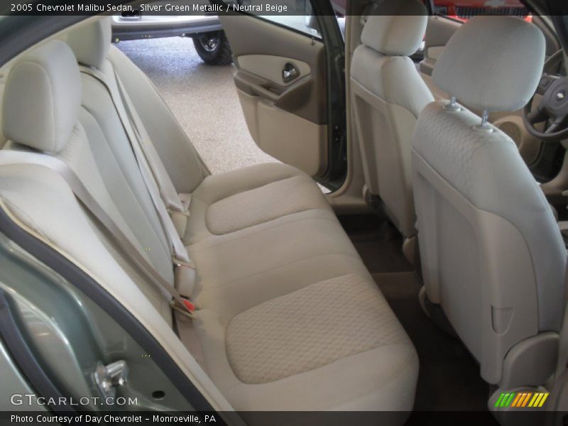 Silver Green Metallic / Neutral Beige 2005 Chevrolet Malibu Sedan