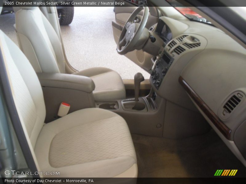 Silver Green Metallic / Neutral Beige 2005 Chevrolet Malibu Sedan