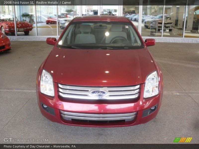 Redfire Metallic / Camel 2008 Ford Fusion SE