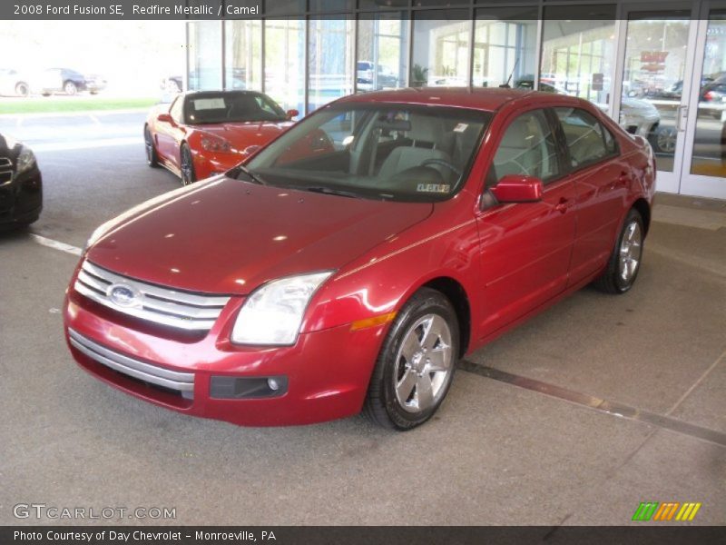 Redfire Metallic / Camel 2008 Ford Fusion SE