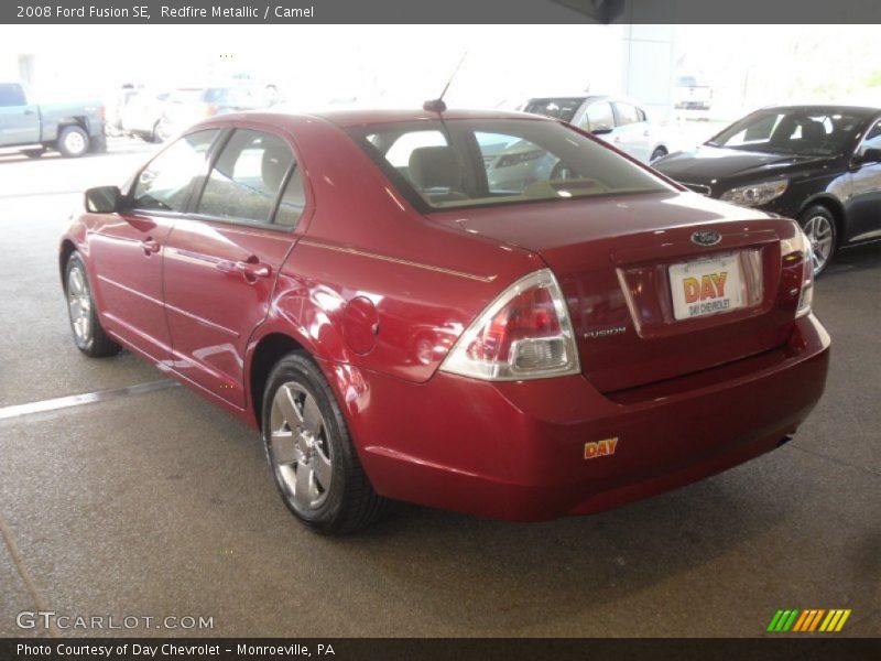 Redfire Metallic / Camel 2008 Ford Fusion SE