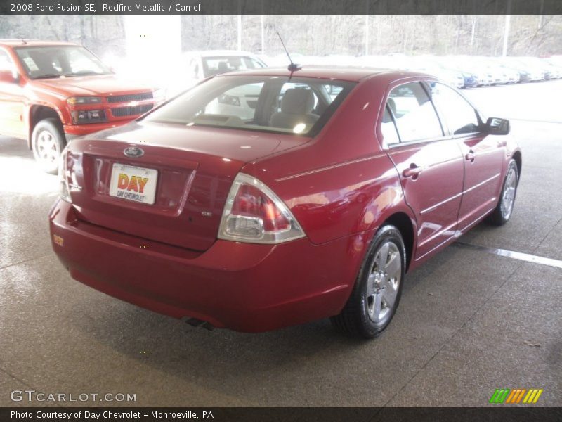 Redfire Metallic / Camel 2008 Ford Fusion SE