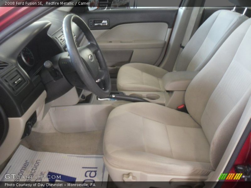 Redfire Metallic / Camel 2008 Ford Fusion SE