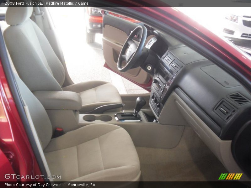 Redfire Metallic / Camel 2008 Ford Fusion SE