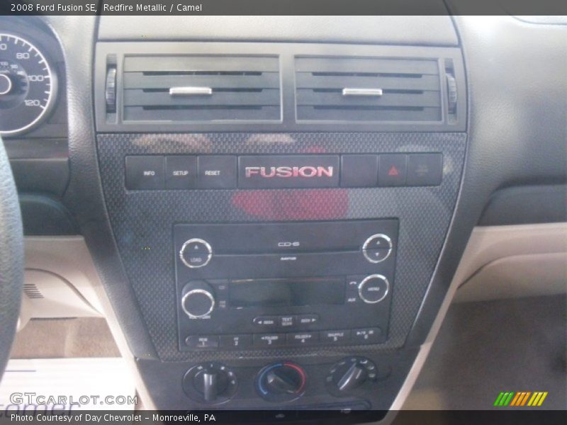 Redfire Metallic / Camel 2008 Ford Fusion SE