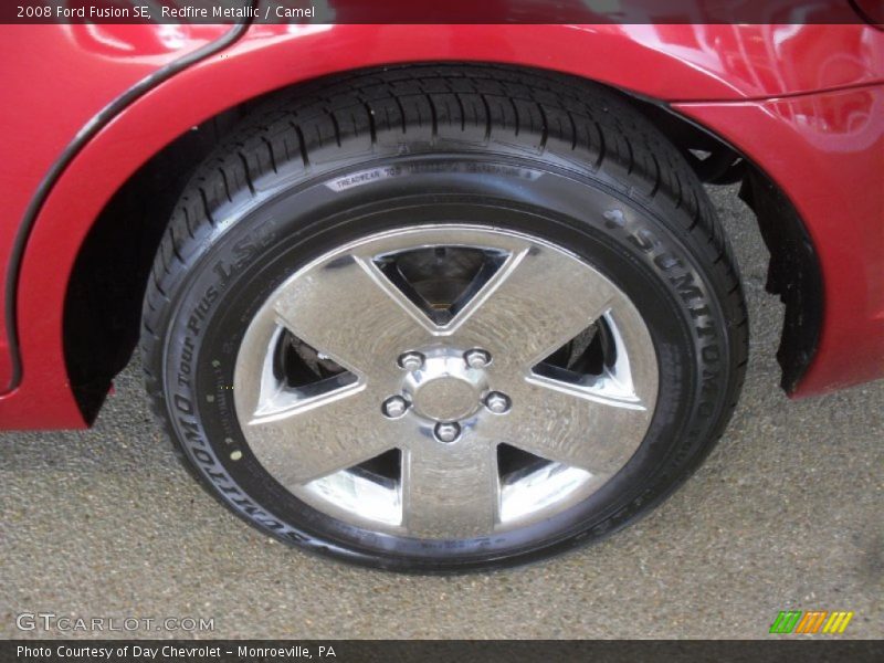 Redfire Metallic / Camel 2008 Ford Fusion SE