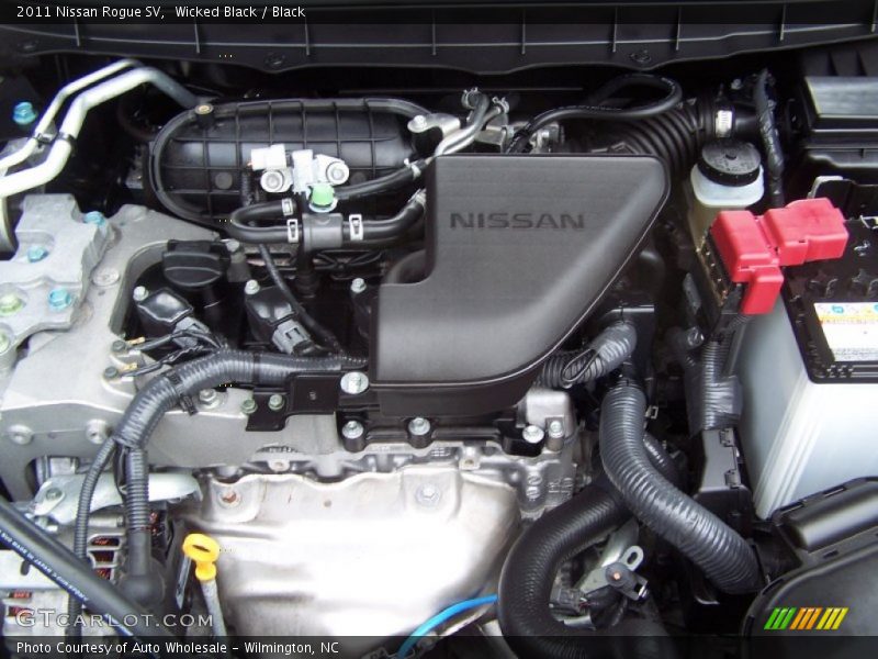 Wicked Black / Black 2011 Nissan Rogue SV