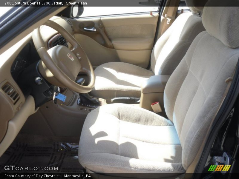 Green / Tan 2001 Saturn L Series L300 Sedan