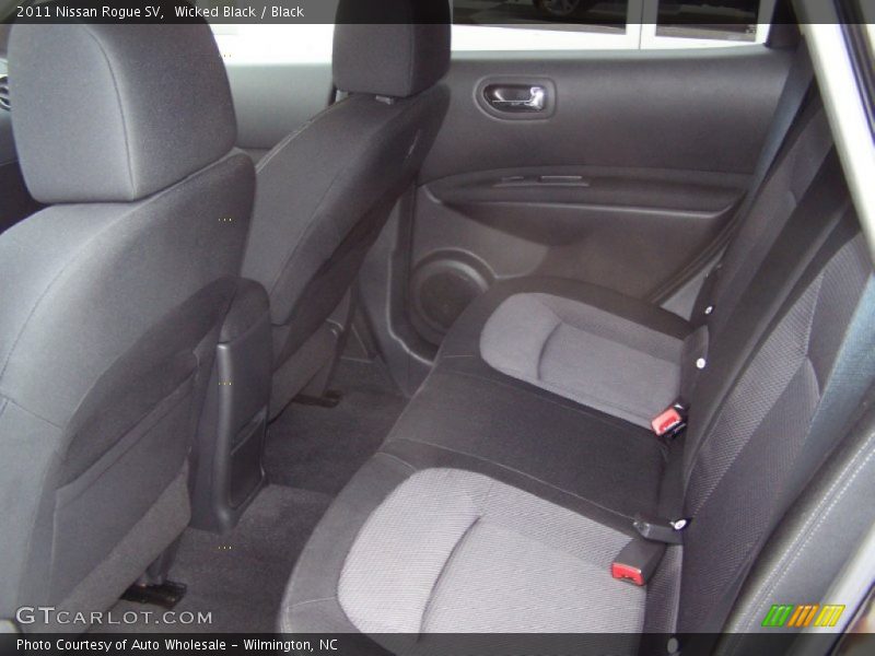 Wicked Black / Black 2011 Nissan Rogue SV