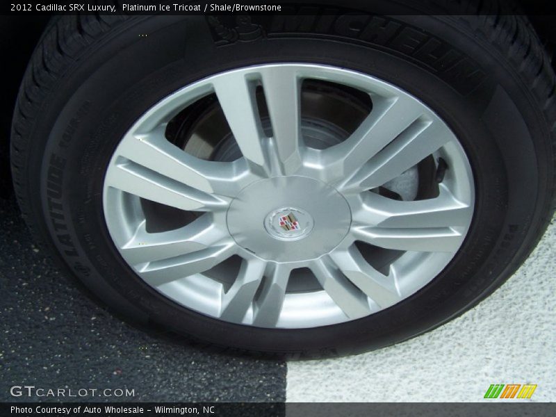 Platinum Ice Tricoat / Shale/Brownstone 2012 Cadillac SRX Luxury