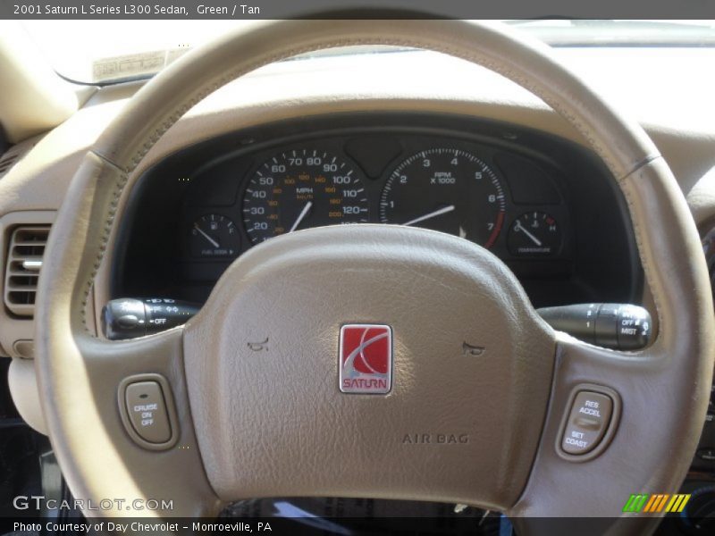 Green / Tan 2001 Saturn L Series L300 Sedan