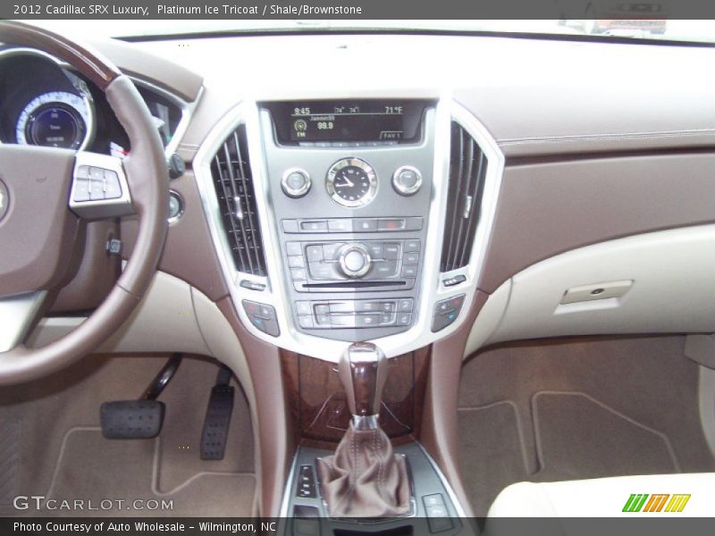 Platinum Ice Tricoat / Shale/Brownstone 2012 Cadillac SRX Luxury