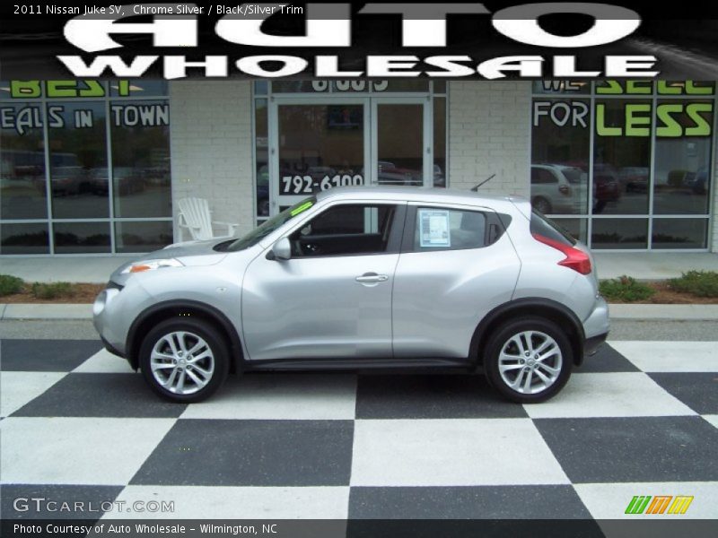 Chrome Silver / Black/Silver Trim 2011 Nissan Juke SV
