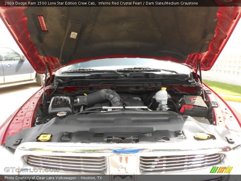 Inferno Red Crystal Pearl / Dark Slate/Medium Graystone 2009 Dodge Ram 1500 Lone Star Edition Crew Cab