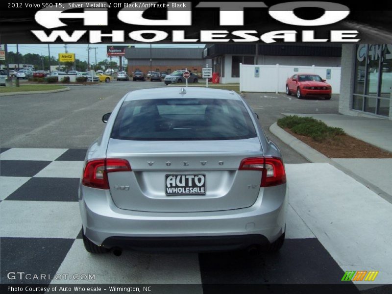 Silver Metallic / Off Black/Anthracite Black 2012 Volvo S60 T5