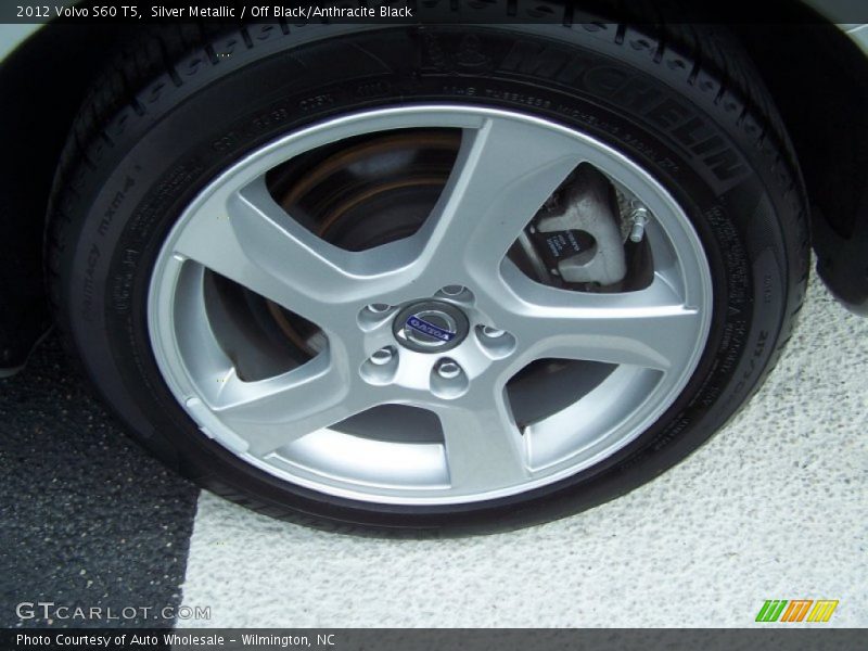 Silver Metallic / Off Black/Anthracite Black 2012 Volvo S60 T5