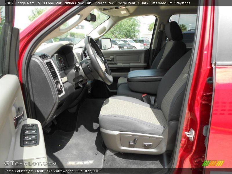Inferno Red Crystal Pearl / Dark Slate/Medium Graystone 2009 Dodge Ram 1500 Lone Star Edition Crew Cab