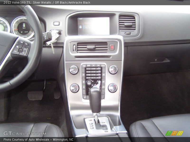 Silver Metallic / Off Black/Anthracite Black 2012 Volvo S60 T5