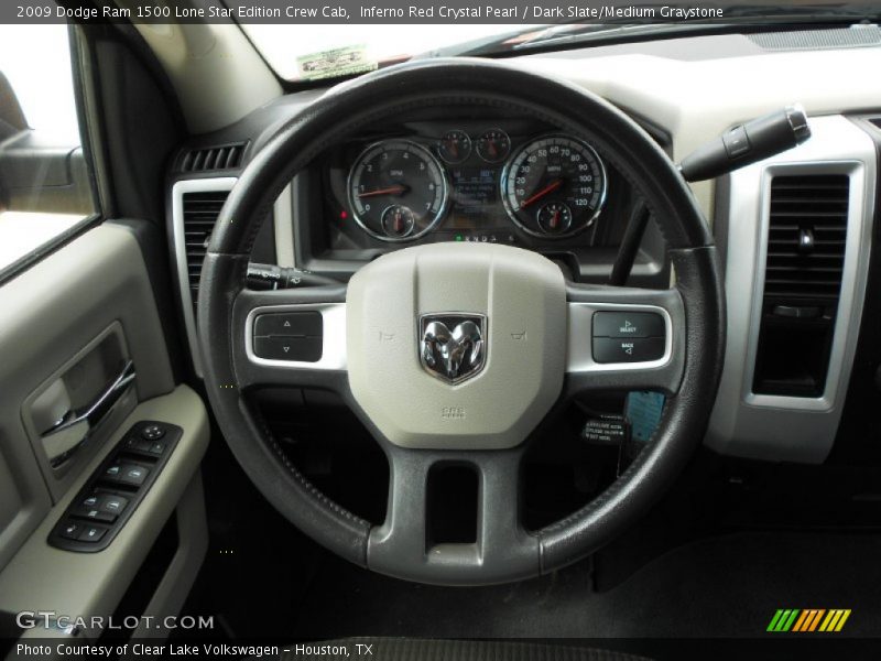 Inferno Red Crystal Pearl / Dark Slate/Medium Graystone 2009 Dodge Ram 1500 Lone Star Edition Crew Cab