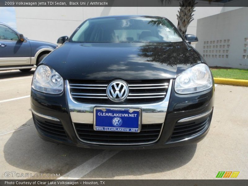 Black Uni / Anthracite 2009 Volkswagen Jetta TDI Sedan